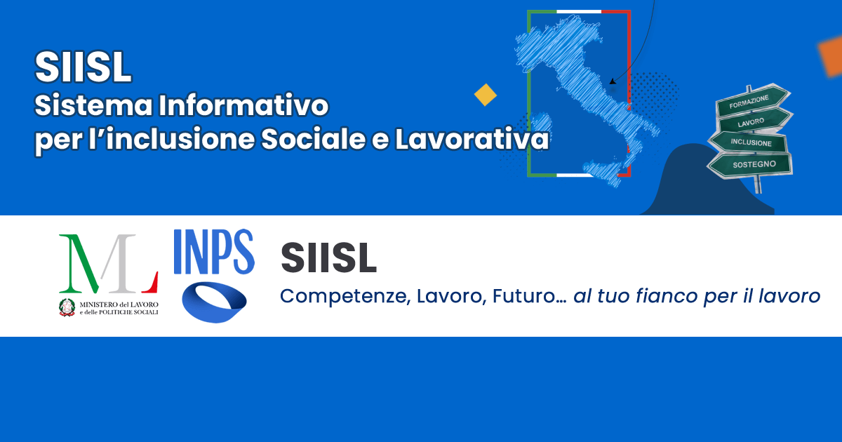 SIISL - il Sistema Informativo per l'inclusione Sociale e Lavorativa